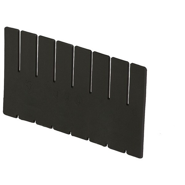 Lewisbins Divider,Black,Polyethylene,7.4 in DV1080-NXL   BUY 25S Lewisbins Divider,Black,Polyethylene,7.4 in DV1080-NXL   BUY 25S