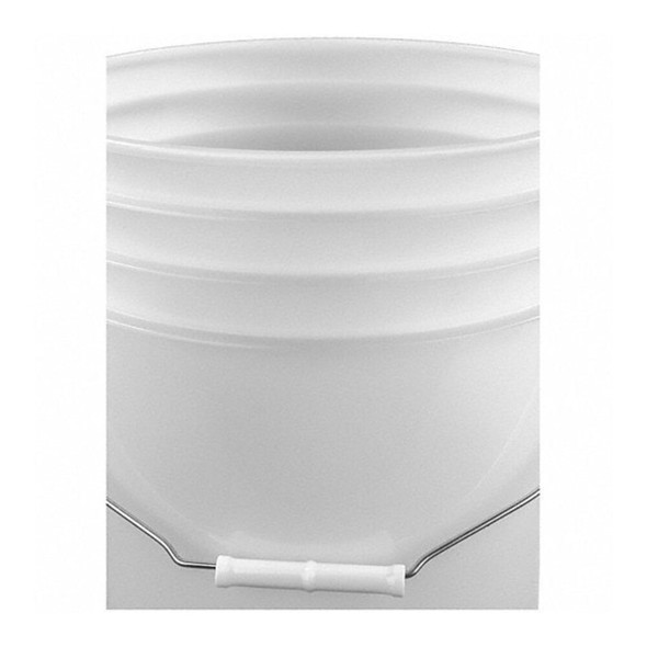 Manufacturer Varies 5 gal Open Head Round Pail, White, HDPE, 90 mil ROP2150-NM