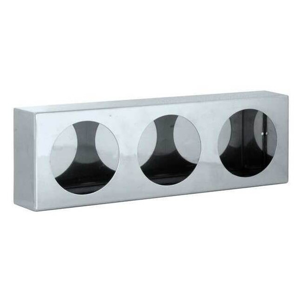 Buyers Products Triple RoundLight Box,6x20-1/2x3 In.,SST LB6183SST