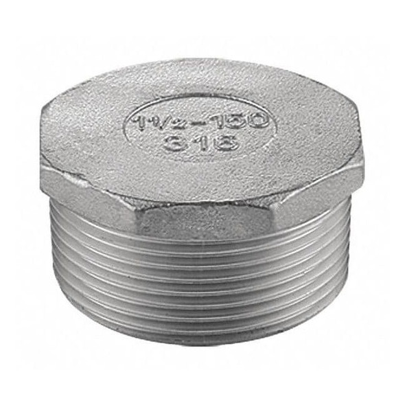 Manufacturer Varies Plug, Stainless Steel, Threaded 3/8 in 40HP112N038