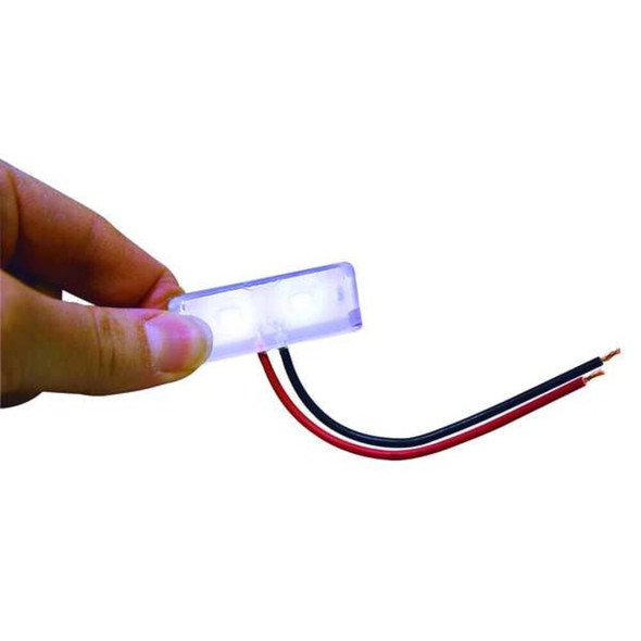 Hamsar Mini Courtesy Light,Rect,LED,12VDC 3JYU4