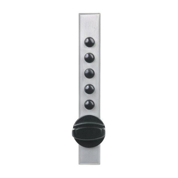 Simplex Cabinet Lock, Spring Latch, Satin Chrome 9622C2126D41