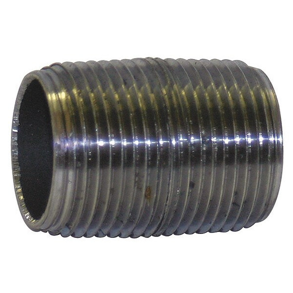 Manufacturer Varies Black Close Pipe Nipple,Threaded,1/2 82400