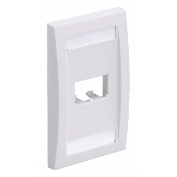 Panduit Wall Plate,Single Gang,2 Ports,Ivory CFPE2EIY Panduit Wall Plate,Single Gang,2 Ports,Ivory CFPE2EIY