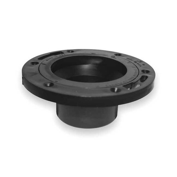 Mueller Industries Adjustable Closet Flange, 4 x 3 In, Spigot 02252