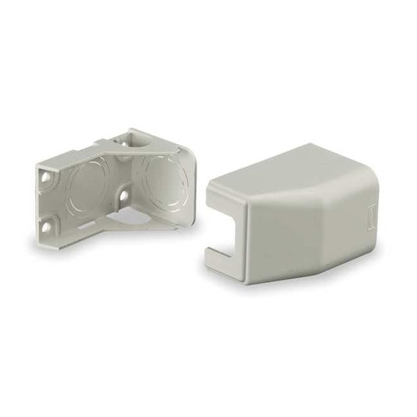 Hubbell Wiring Device-Kellems Ceiling Adapter,White,PVC,Premise-Trak PT12CA