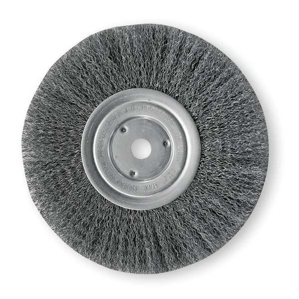 Weiler Wire Wheel Wire Brush, Arbor, 8", 3/4" W 93121