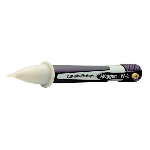 Voltage Detector, 100 to 600V AC, 7 in Length, Audible, Visual Indication
