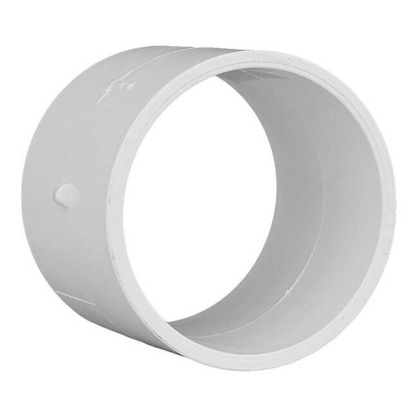 Manufacturer Varies PVC Repair Coupling, Hub, 4 in Pipe Size 05968