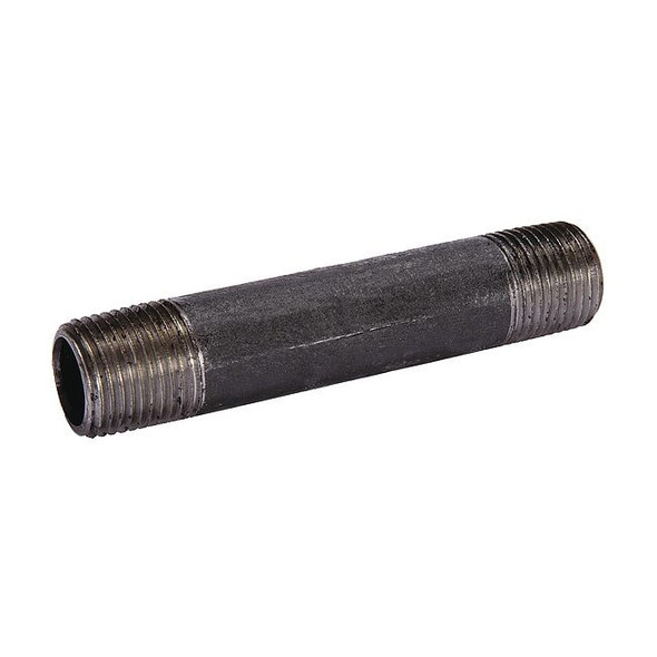 1-1/2" MNPT x MNPT Black Steel Black Pipe Nipple Schedule 80