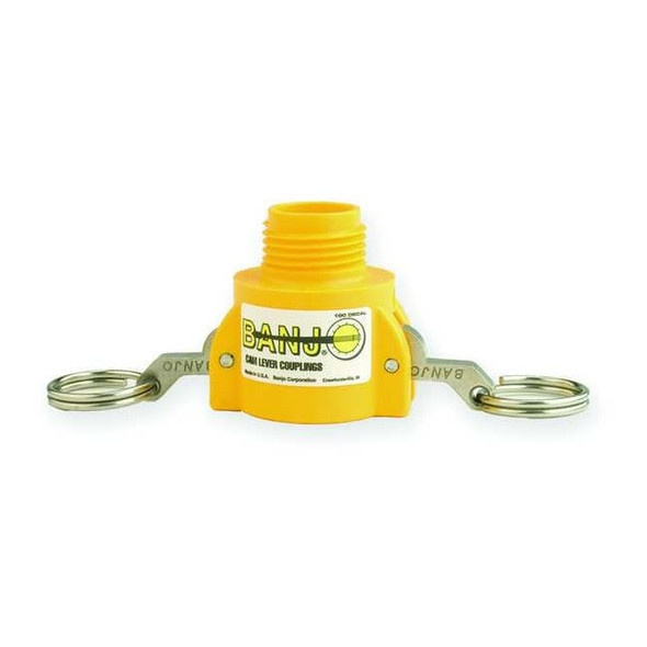 Banjo GardenHoseConnector, 3/4", PP, Threaded GHMT075B