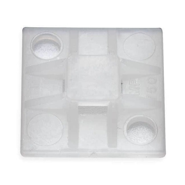 Ty-Rap Cable Tie Mounting Base, Nylon 6/6, Natural, 0.74 in L MPNY-750-9-C