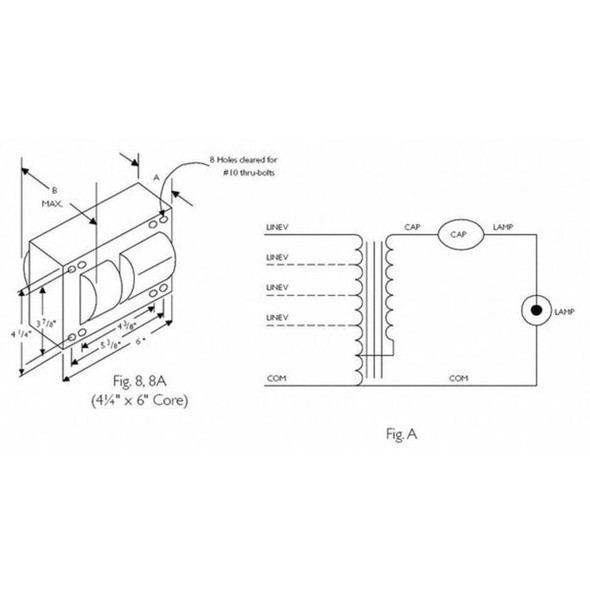 Advance PHILIPS ADVANCE 1000 W, 1 Lamp HID Ballast Kit 71A6552-001