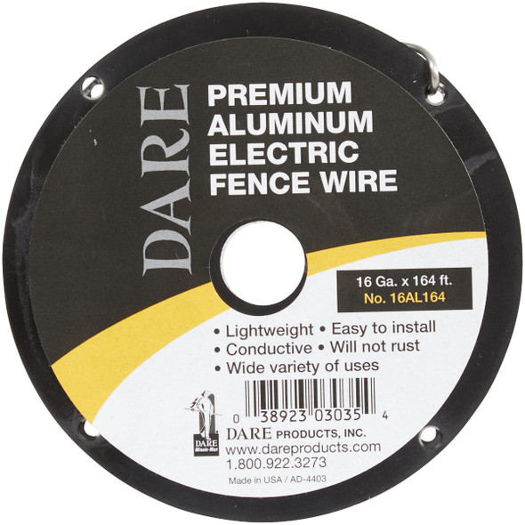 Dare 164 Ft. x 16 Ga. Aluminum Electric Fence Wire Dare 164 Ft. x 16 Ga. Aluminum Electric Fence Wire