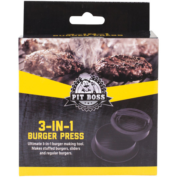 Pit Boss 5 In. Plastic 3-In-1 Hamburger Press 67268 890128