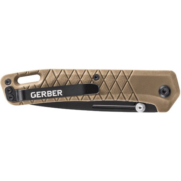 Gerber Zilch EDC 3.1 In. Beige Folding Pocket Knife Gerber Zilch EDC 3.1 In. Beige Folding Pocket Knife