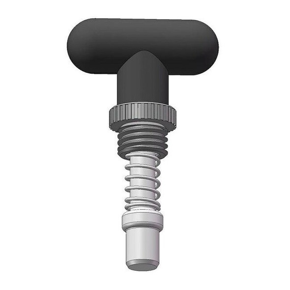 Rounded T Knob, Short Tip, 1/2" Tip Dia., 0.560"L