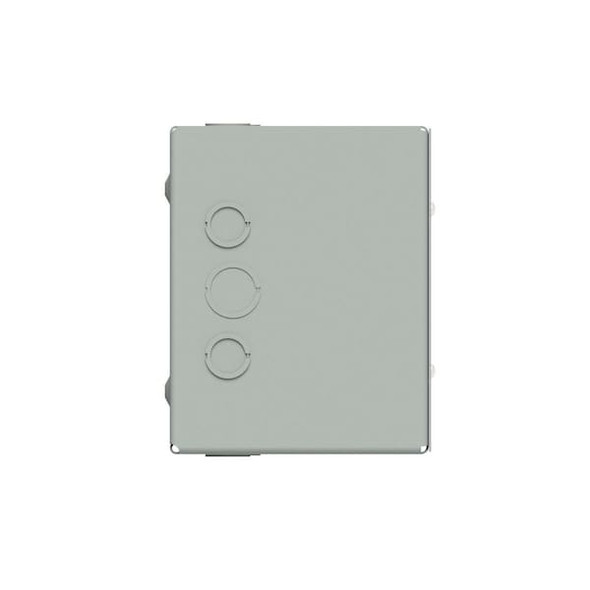 Wiegmann Captive Screws Electrical Enclosures, 12 in H, 4 in D, 10 in W, 1, Steel SC101204