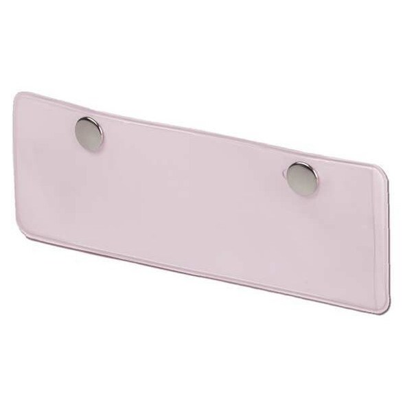 Lewisbins Label Holder, 6.5 in L, 2.25 in W, Pink CH20LS