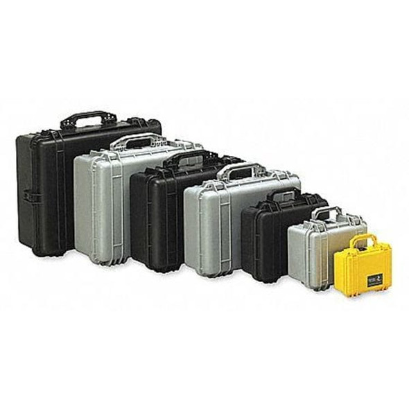 Pelican Protective Case,4 in,Double Throw,Black 1400