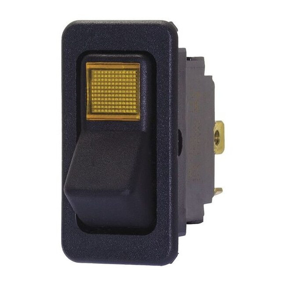 Eaton Lighted Rocker Switch, Black, Off/On 8005K25N113V42