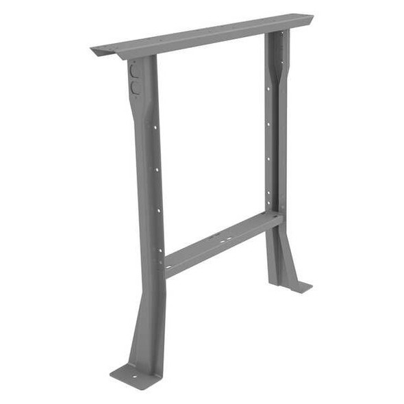 Tennsco Flared Leg,3-1/2 W x 30 D x 32 H,Gray L-3230 MED GREY