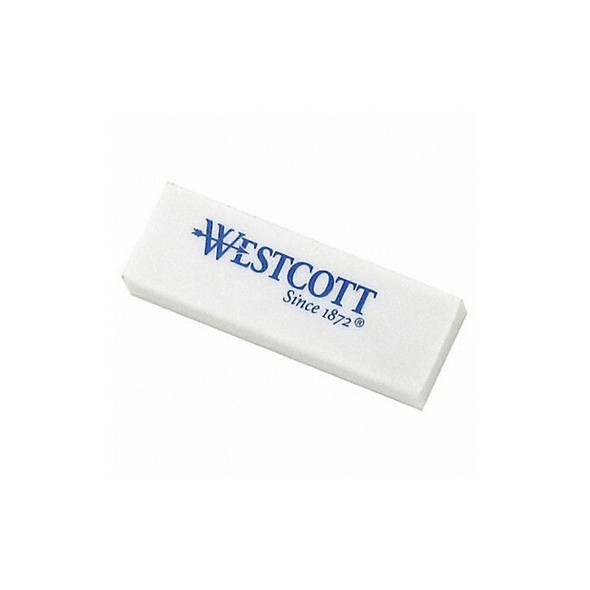 Westcott Block Eraser,White,PK2 14610 Westcott Block Eraser,White,PK2 14610