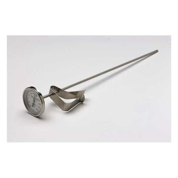 Tel-Tru Bimetal Thermom,1-3/4 In Dial,0to220F 16101256AFFEDAA