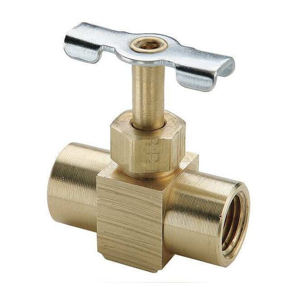 Parker Needle Valve,1/4 In,Female Pipe-Fem Pipe NV109P-4