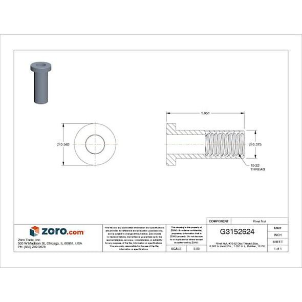 Stanley Engineered Fastening Well Nut,#10-32,Rubber,1 3/64 in L,PK10 347112/388 Stanley Engineered Fastening Well Nut,#10-32,Rubber,1 3/64 in L,PK10 347112/388