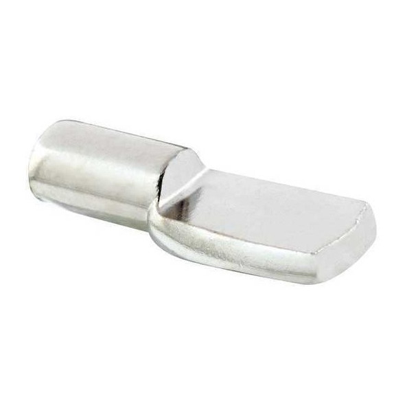 Shelf Support Peg, 5mm, Steel Construction, Nickel Plated, PK8