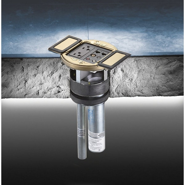 Hubbell Wiring Device-Kellems Floor Sub-Plate,Style Line/GFCI S1SP Hubbell Wiring Device-Kellems Floor Sub-Plate,Style Line/GFCI S1SP