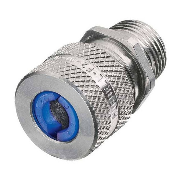 Hubbell Wiring Device-Kellems Liquid Tight Connector,1/2 in.,Blue SHC1025