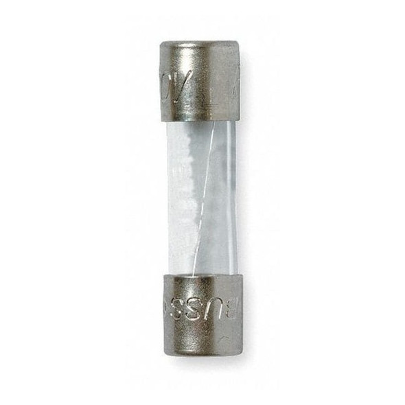 Eaton Bussmann Glass Fuse, 500mA, 35A at 250V AC, 5 PK S500-500-R