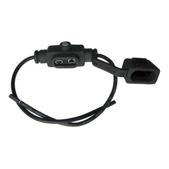 Fuse Holder, 0 to 20A Amp Range, 32V DC Volt Rating, 1 Poles, Wire Leads