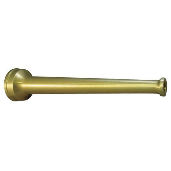 Moon American Industrial Fire Hose Nozzle,1 In.,Brass 572-1021