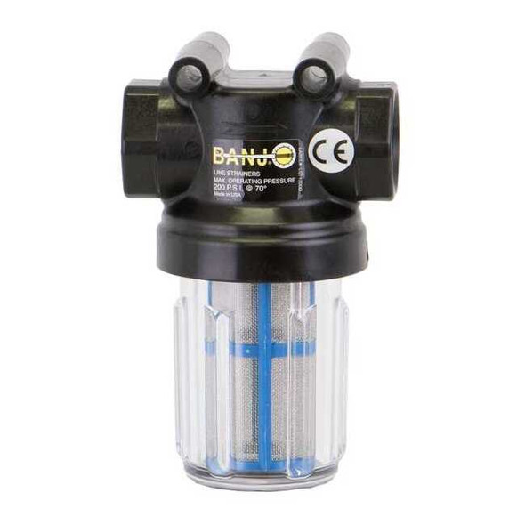 Banjo Inline Strainer, 4 1/4 in H, 297 micron LSTM075-50C