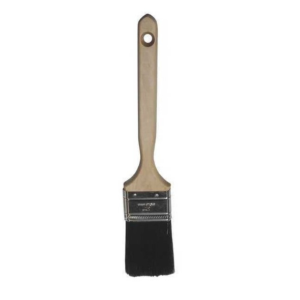 2" Flat Sash Soft, Nylon/Polyester Bristle, Paint Brush, Wood Handle
