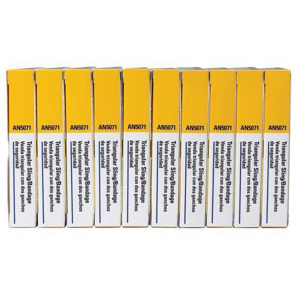 First Aid Only Triangular Sling Bandage,PK10 AN5071-10