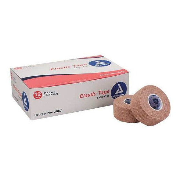 First Aid Only Adhesive Elastic Tape, Tan, 1 W, 5 L, PK12 M656