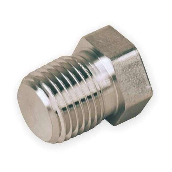 Parker 1/4" MNPT 316 SS Hex Head Plug 4 PH-SS