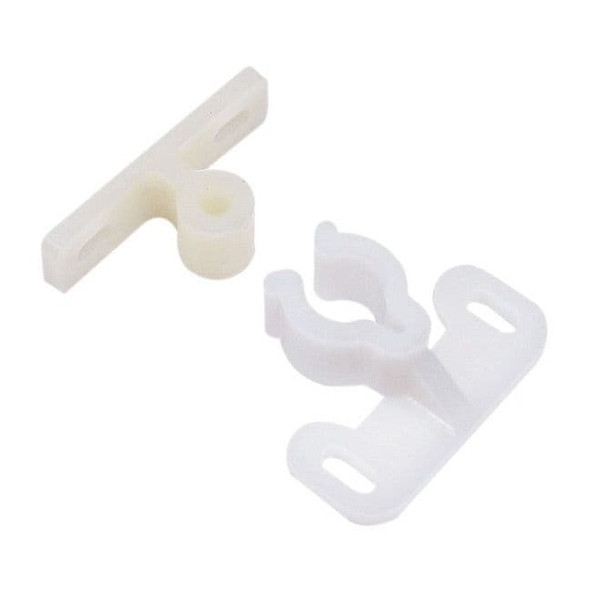 Sugatsune Grab Catch, Pull-to-Open, Knuckle, 15.6 lb. K-CATCH/WHT-T