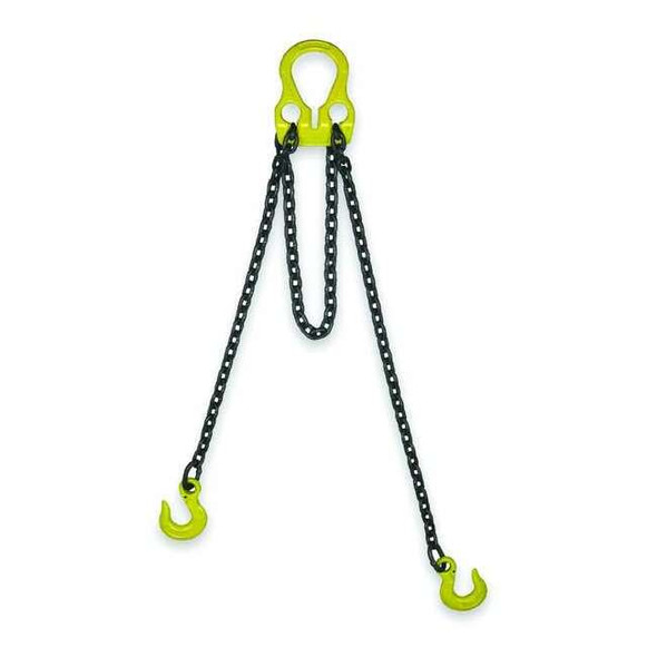 Lift-All Chain Sling,3/8 in Size,G100,10 ft L 30005G10