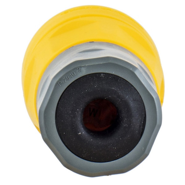Hubbell Wiring Device-Kellems WT Strt Bld Cnr,Yllw,2P3W,Elstmr,5-15R HBL15W47A