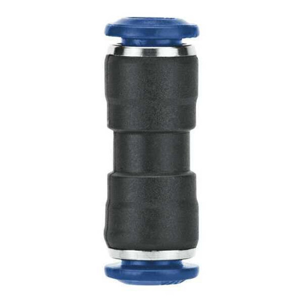 Push-Fit Adapter Fitting, Push-to-Connect x Push-to-Connect, 1/4 in Tube OD