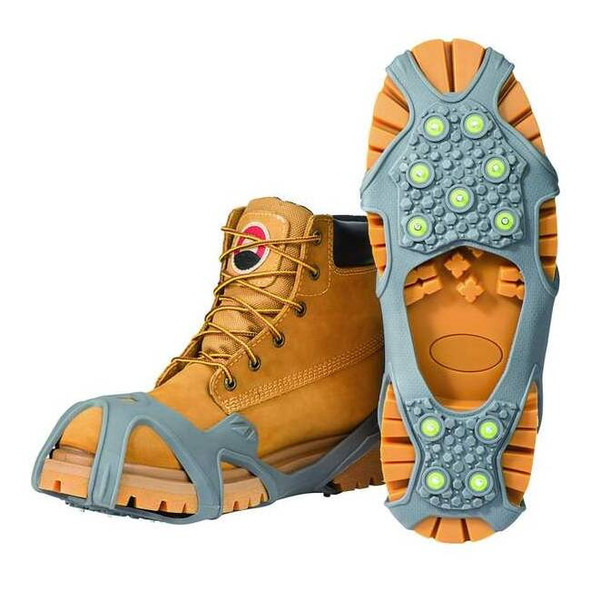 Walking Traction Ice Cleats, Easy Spike, Size Large, 1 Pair