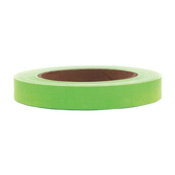 Masking Tape, 3/4 in W x 60 yd L, 6 mil Thick, Green, Rubber Adhesive