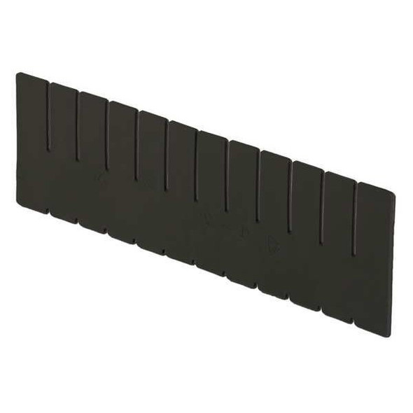 Lewisbins Divider,Black,Polyethylene,4 7/16 in DV1650 XL Lewisbins Divider,Black,Polyethylene,4 7/16 in DV1650 XL