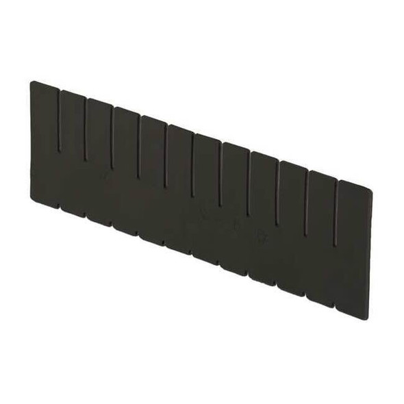 Lewisbins Plastic Divider, Black, 15 1/4 in L, 4 7/16 in H DV1650 XL