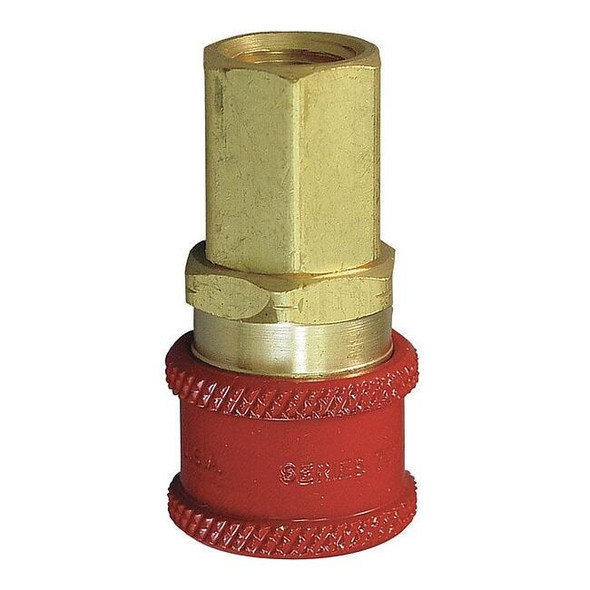 Hansen Coupler Body,(F)NPT,1/4,Brass RD702SL